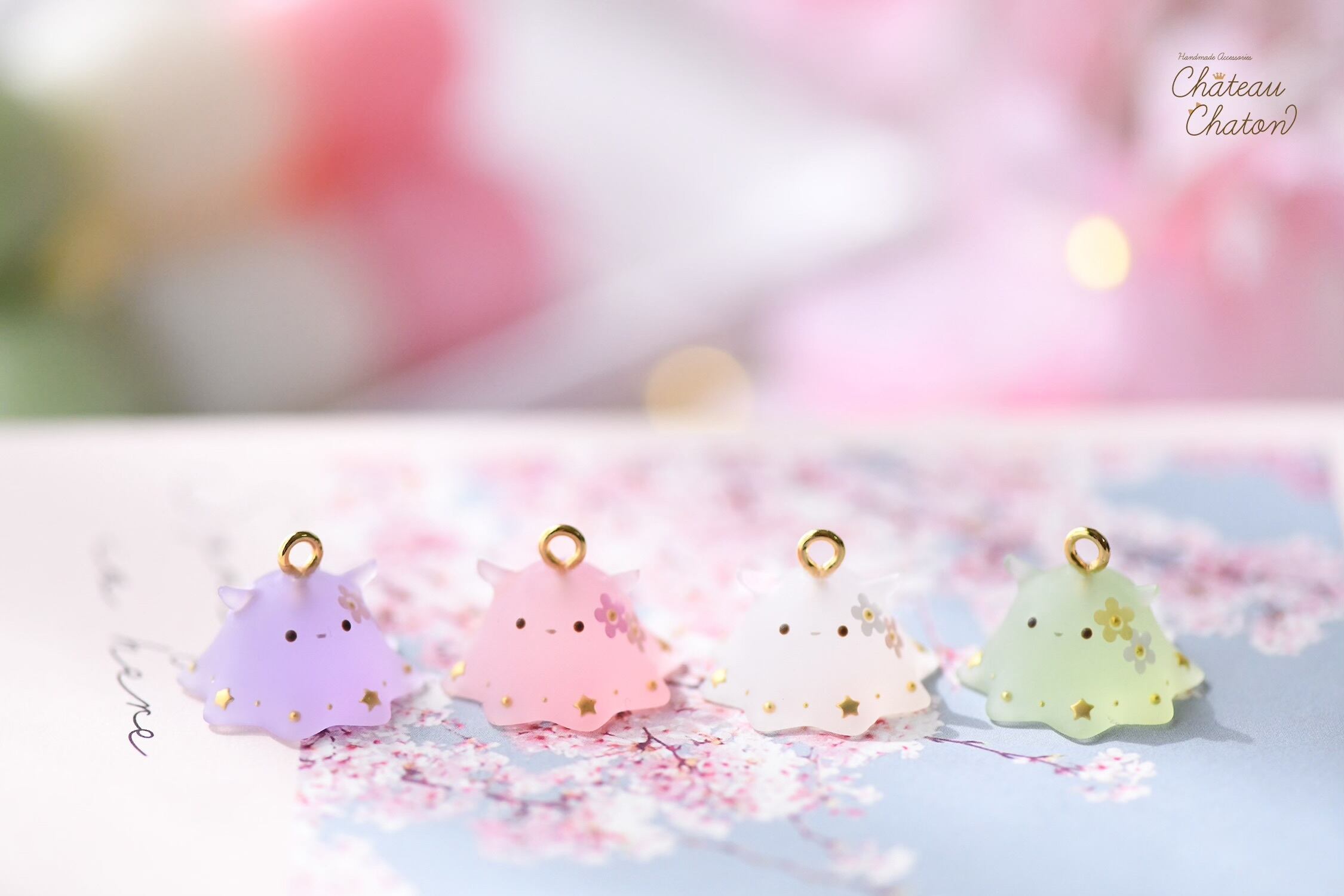 受注販売】花よりめんだこ / 三連キーホルダー | Château Chaton