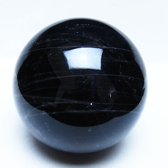 1.7Kg モリオン 黒水晶 丸玉 110mm スフィア 一点物 151-9404