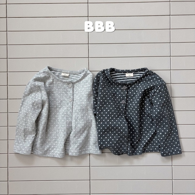 【取寄】bella bambina|dot cardigan|ドットカーディガン|XXS-XL|kids|26 autumn