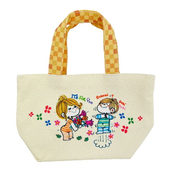 水森亜土 ミニトートバッグ 花束 日本製 | キャラクターグッズの