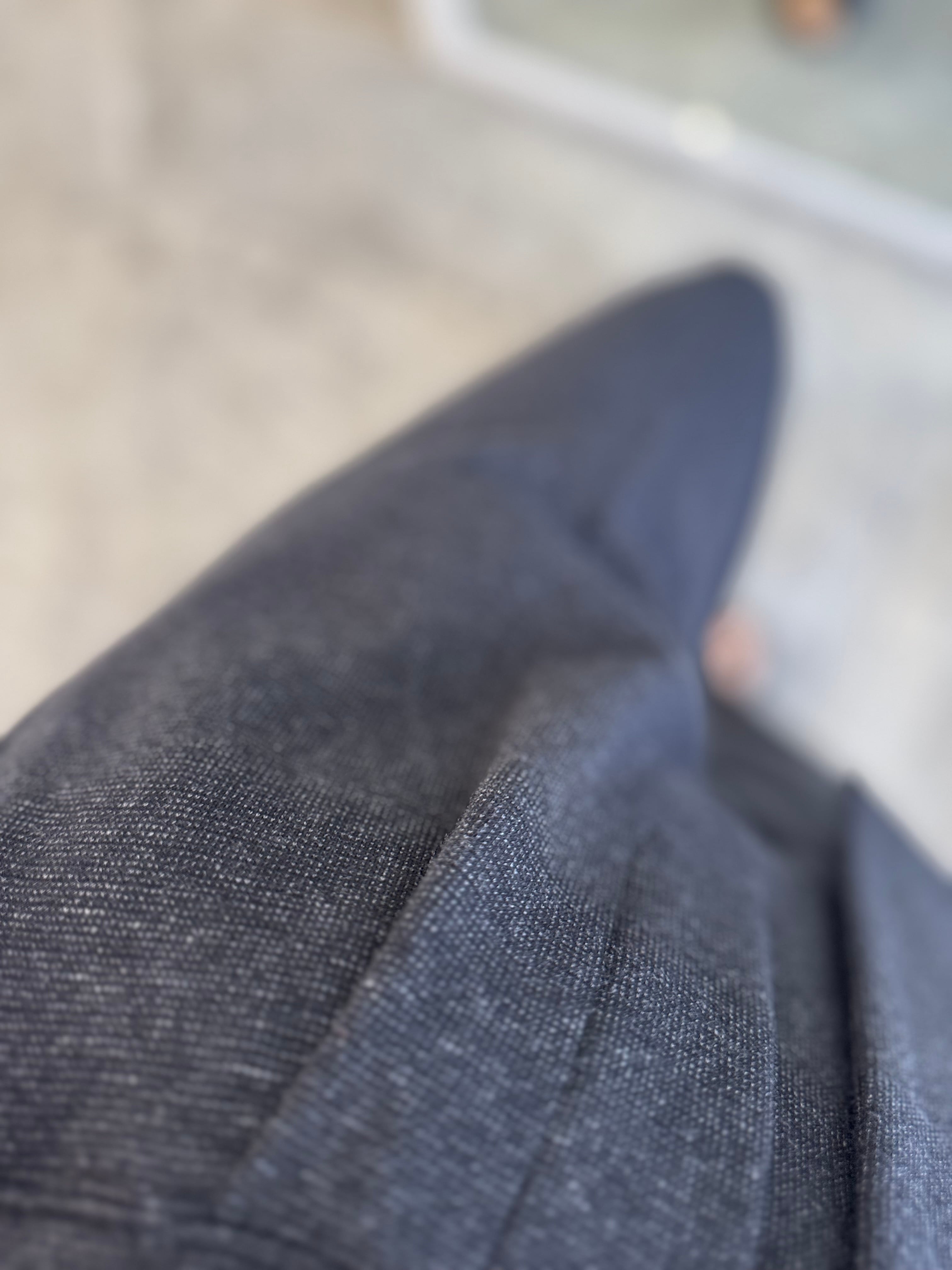 【LEMELANGE】ウールコットンパンツ　セットアップ可