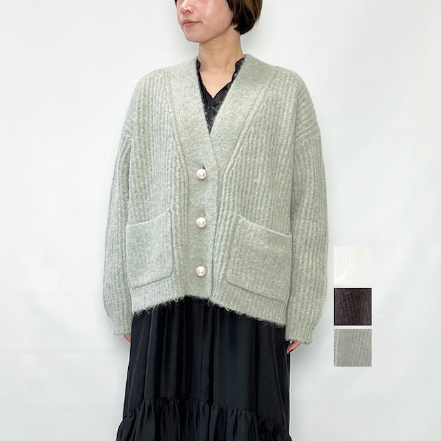 marmors マルモア mohair knit cardigan 0225308138 2025秋冬新作 [送料無料]