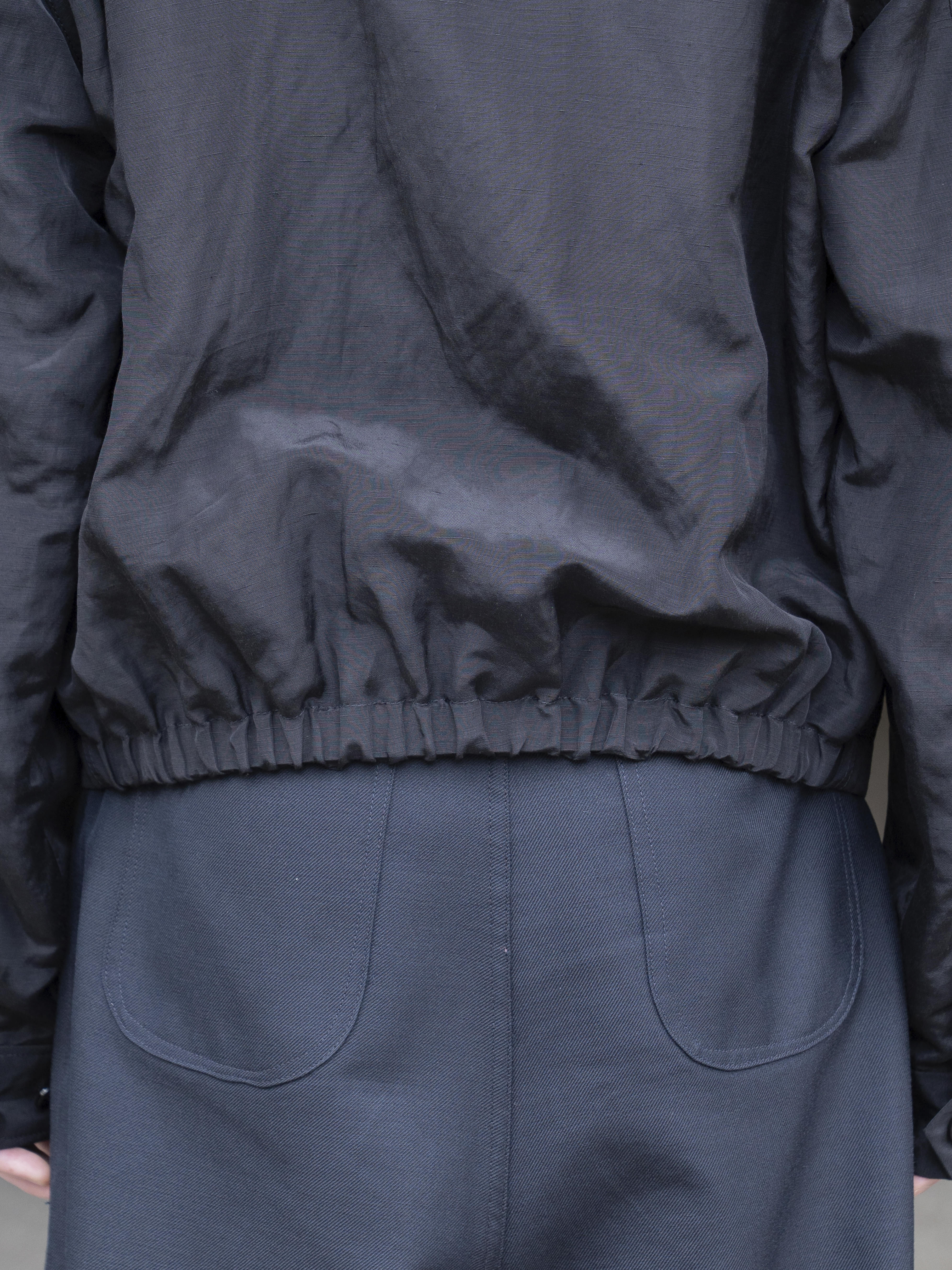 LEMAIRE SHORT BLOUSON BLACK OW1231 LF1022 | BEST PACKING STORE