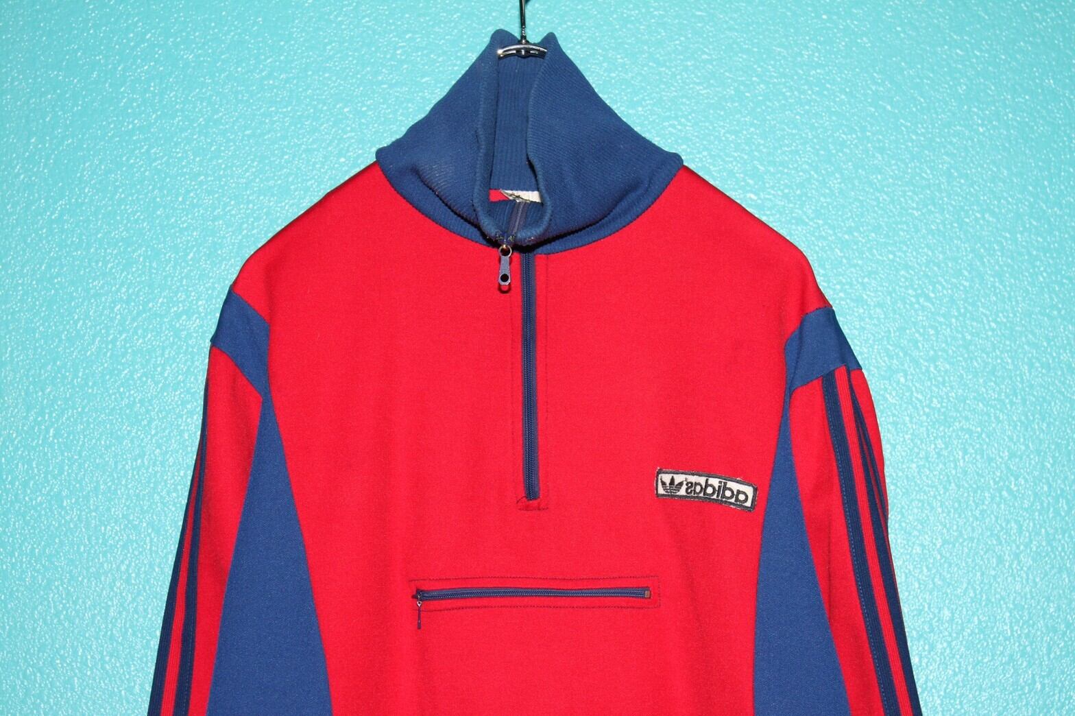 み*み様 80s adidas トラックジャケット ハーフジップ ユーゴスラビア 80s 前期 adidas Half-zip Track Jacket Yugoslavia製 | VOLAR