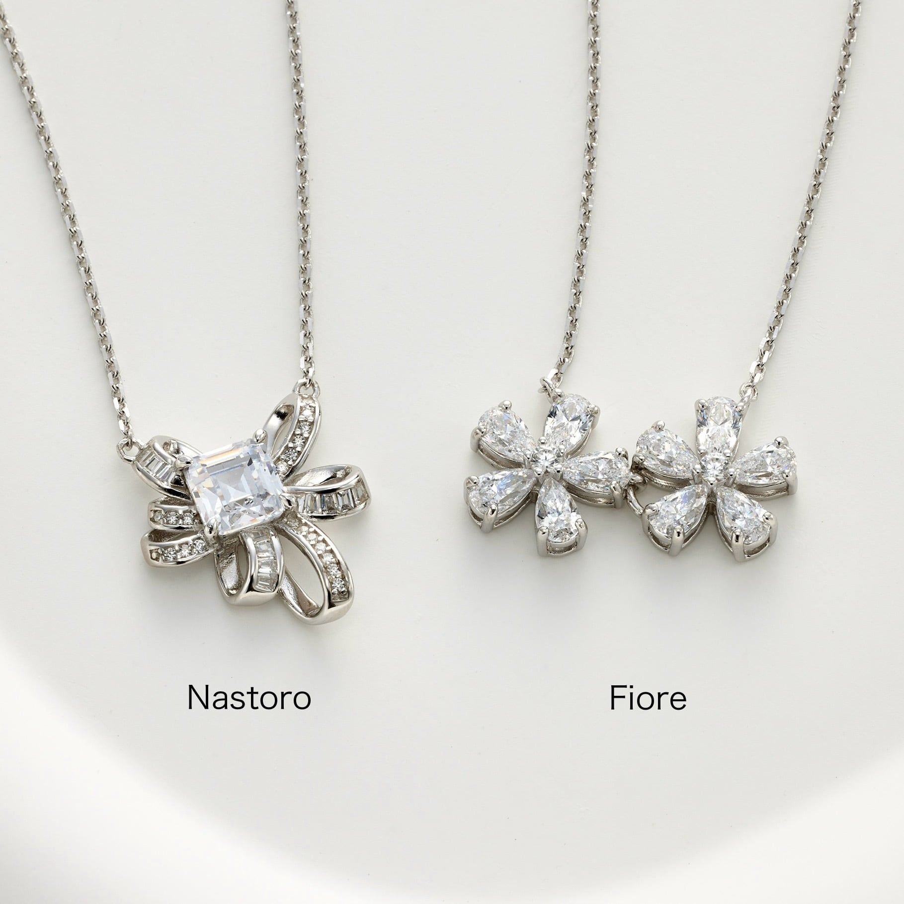 Fiore】High carbon diamond necklace | LATUA STELLA