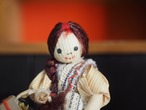 小さなとうもろこし人形　レッド　2体セット（亀裂あり） 画像7