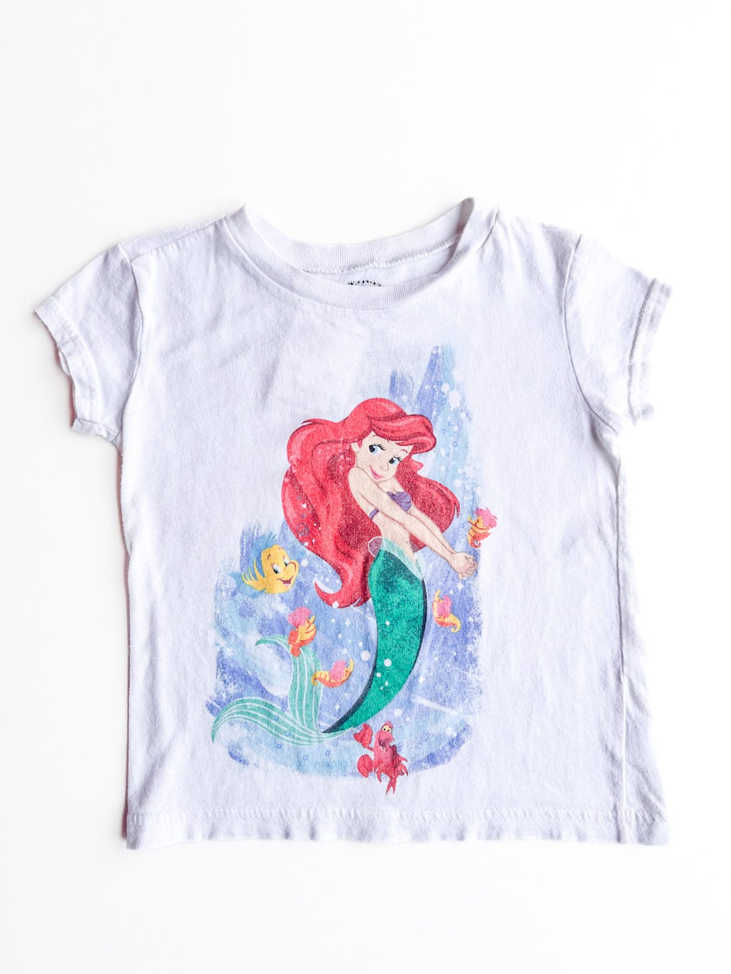【100cm】USED アリエル Tシャツ【10369】※