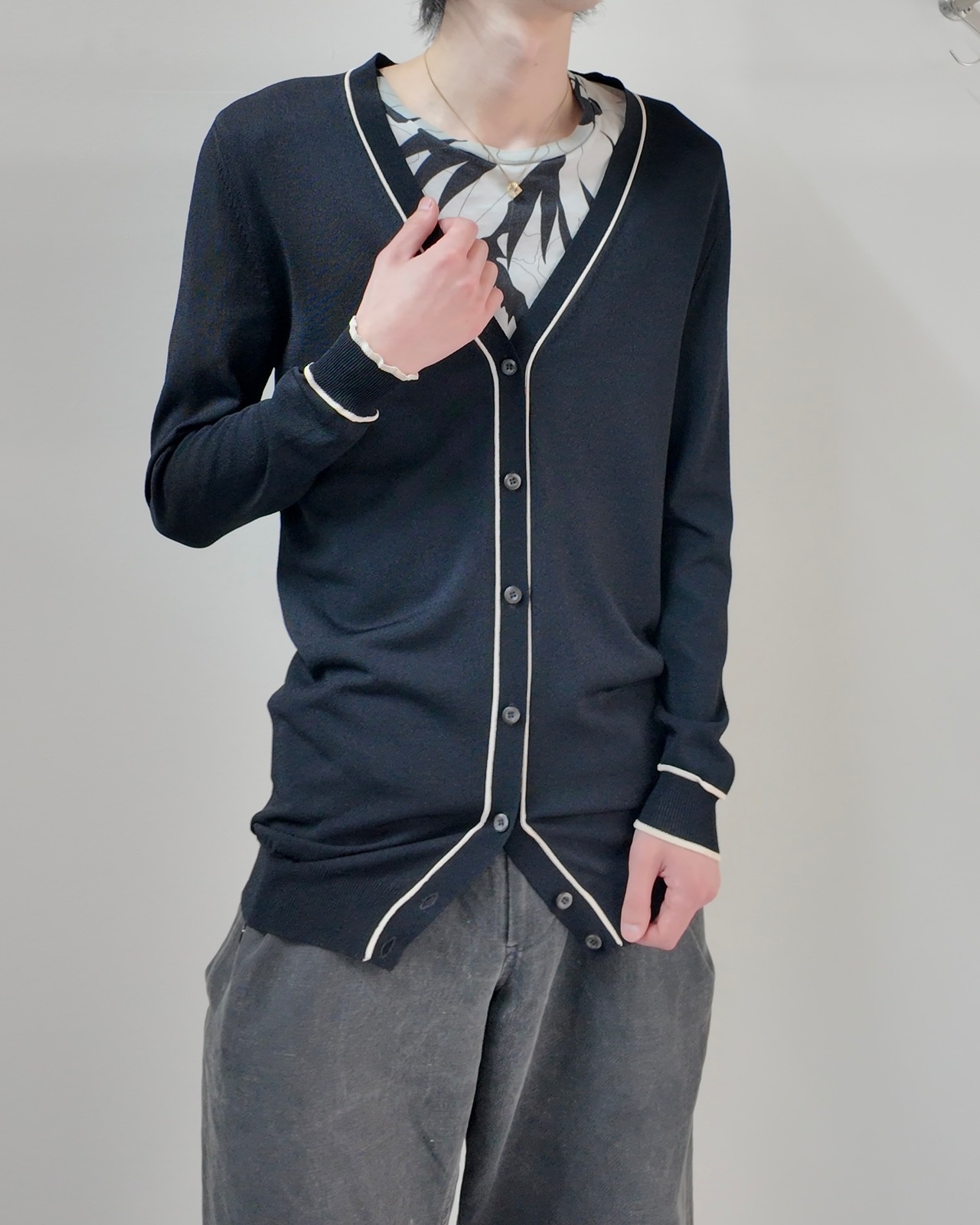 【2014/SS PRADA】piping long cardigan