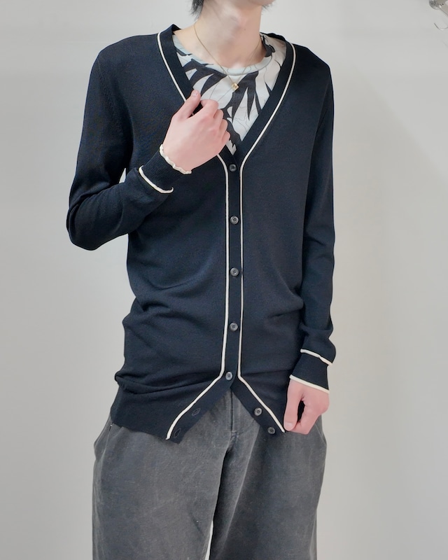 【2014/SS PRADA】piping long cardigan