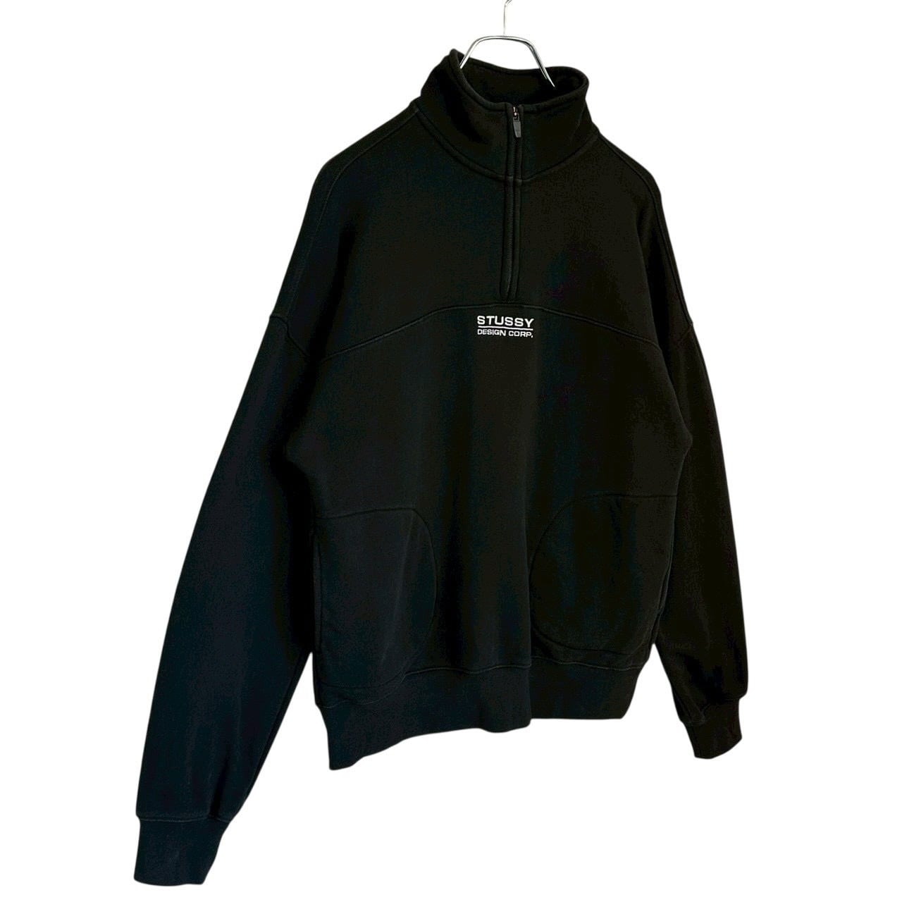 stussy ハーフジップトレーナー裏起毛 ステューシー stussy ハーフ