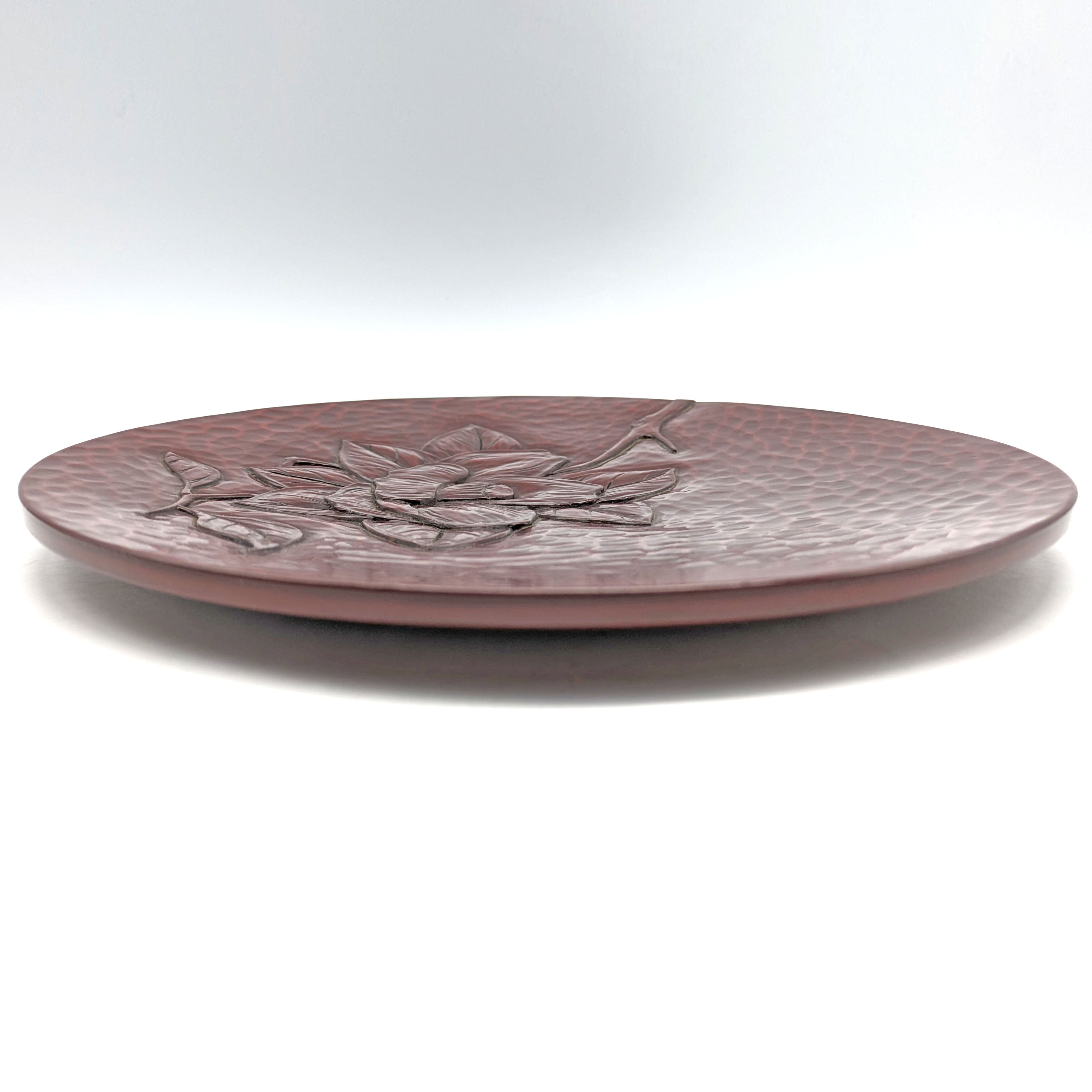八勝堂・鎌倉彫・漆器皿・伝統工芸・No.231104-12・梱包サイズ60 八勝堂・鎌倉彫・漆器皿・伝統工芸・No.231104-12・梱包サイズ60