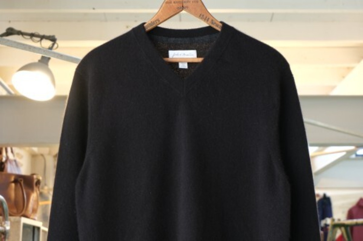 John W. Nordstrom black 100% cashmere Sweater | GARYO