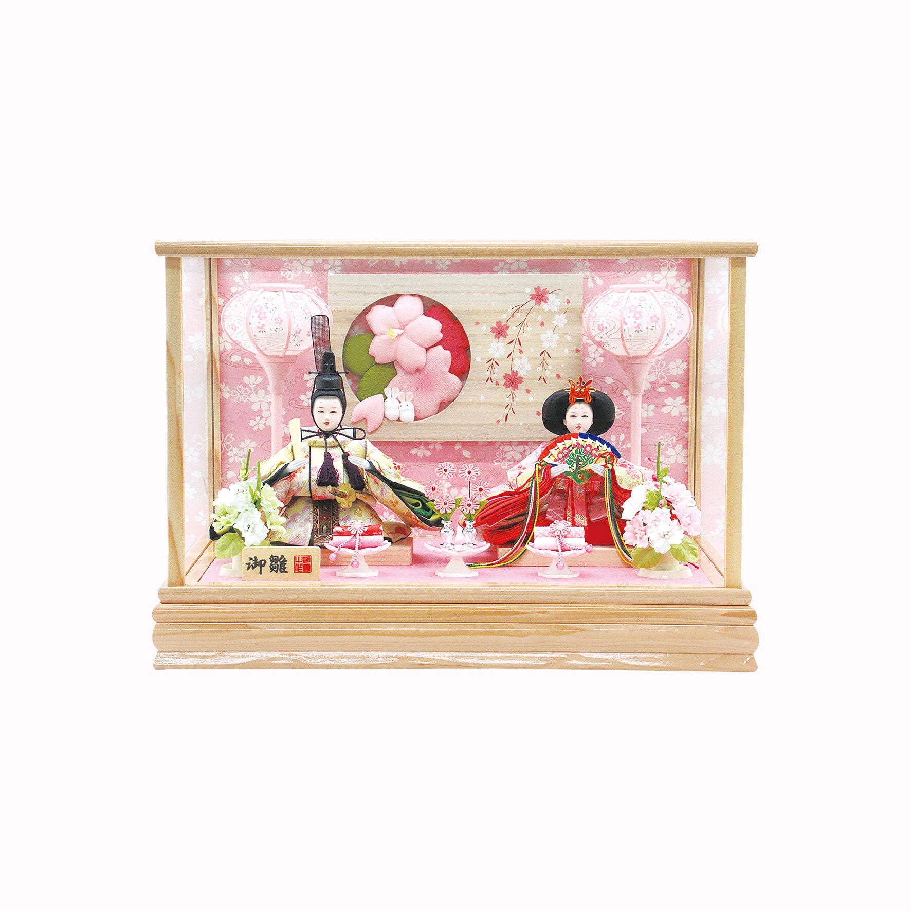 雛人形<ケース飾り>可憐親王飾り|ひな人形