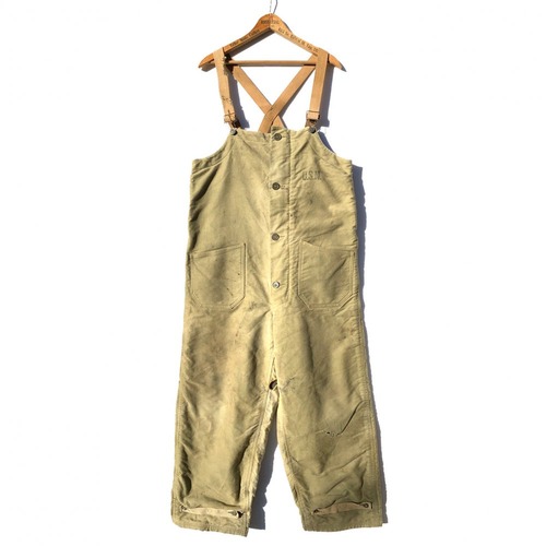 N-1 Deck Pants [US NAVY] Military Overalls [1940s ~] Vintage Deck Pants
