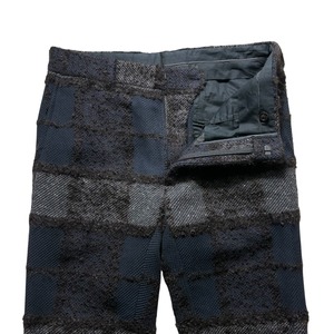 2016aw FENDI mohair blend tweed check set-up