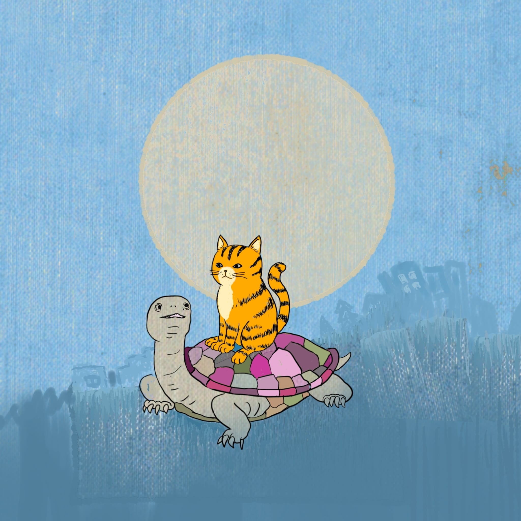 イタズラな子猫｜イラストペーパー(ダウンロード版)