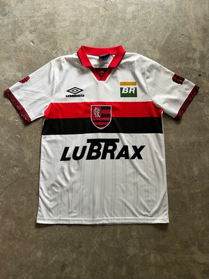UMBRO Flamengo フラメンゴ アウェイ ユニフォーム ゲームシャツ L ホワイト