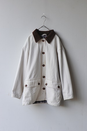 st. John's bay ivory x darkbrown coverall