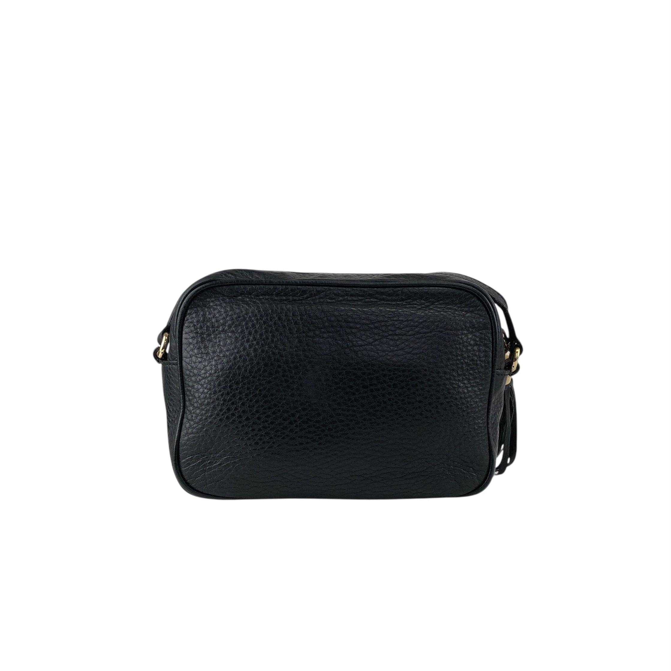 GUCCI グッチ ショルダーバッグ ブラック ソーホー インターロッキング