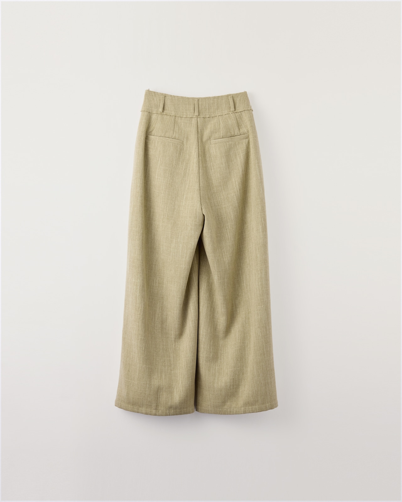 DU260515 Cut Off Tuck pants 【set up可】【T sizeあり】