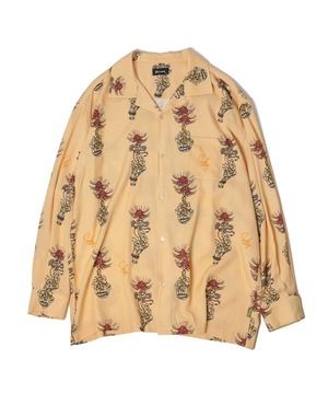 Subciety / Spider lily aloha shirt / ALOHA SHIRT / アロハシャツ / 152-20123