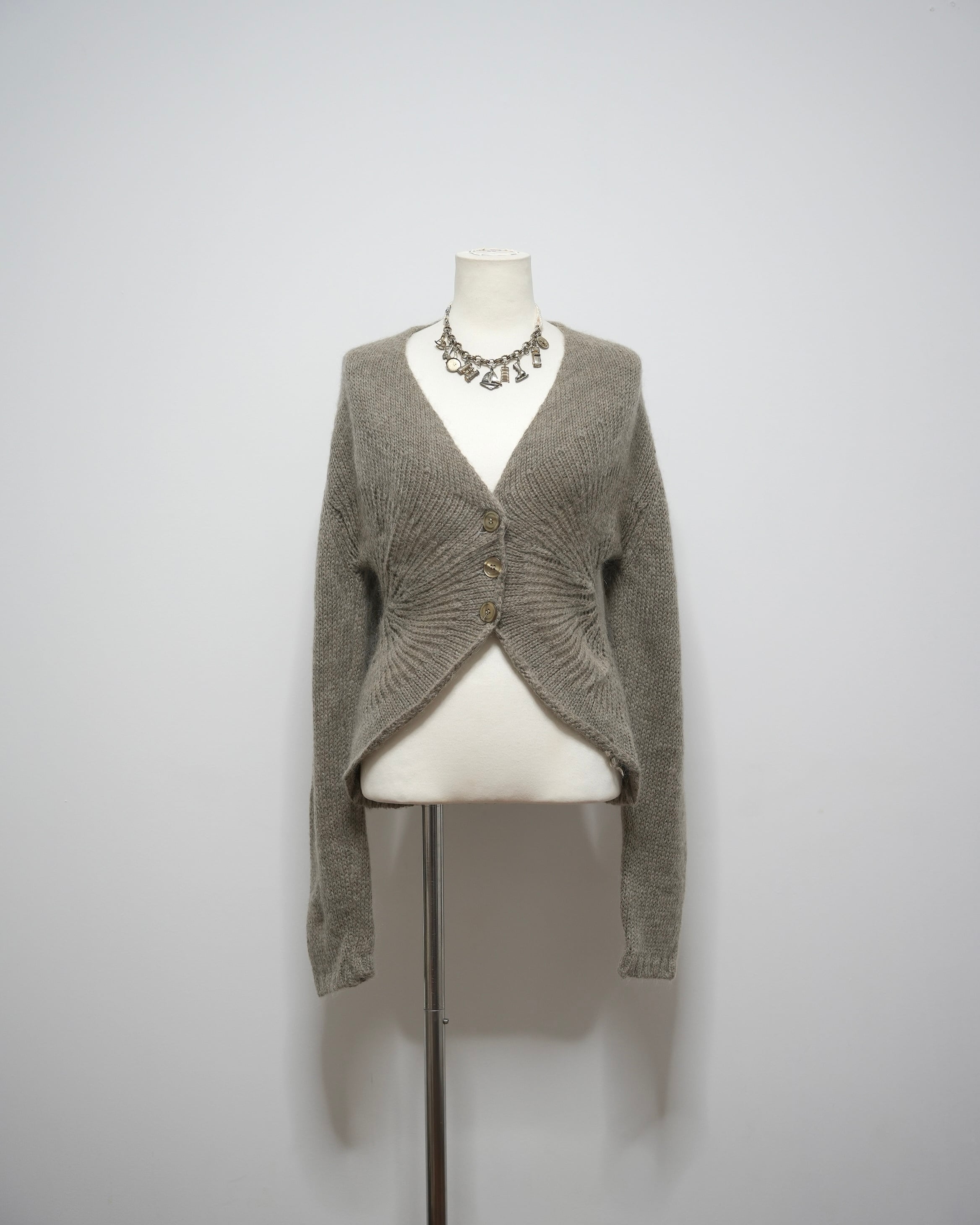 mohair knit cardigan / euro vintage