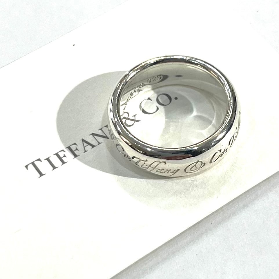 希少【TIFFANY&CO】【6.5号】2570 Tiffany Notesメッセージリング 13号
