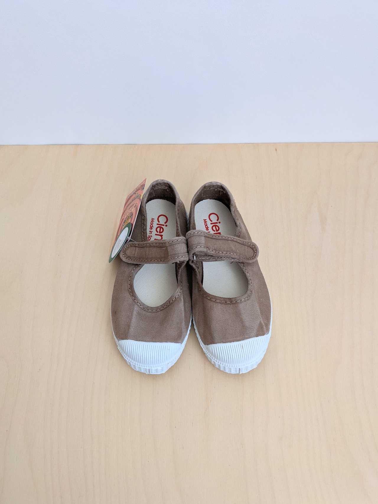 One Strap Deck Shoes (むら染めBeige)  / Cienta