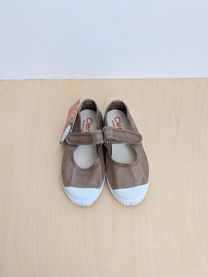 One Strap Deck Shoes (むら染めBeige)  / Cienta