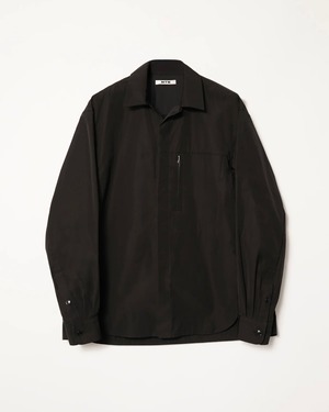 【NTN】ASCENT ZIP OPEN SHIRT BLACK