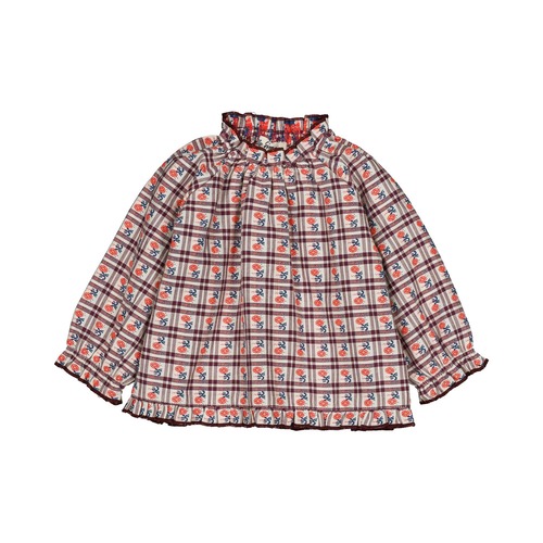《hello Simone 2026AW》Maline baby blouse / Camelia Check