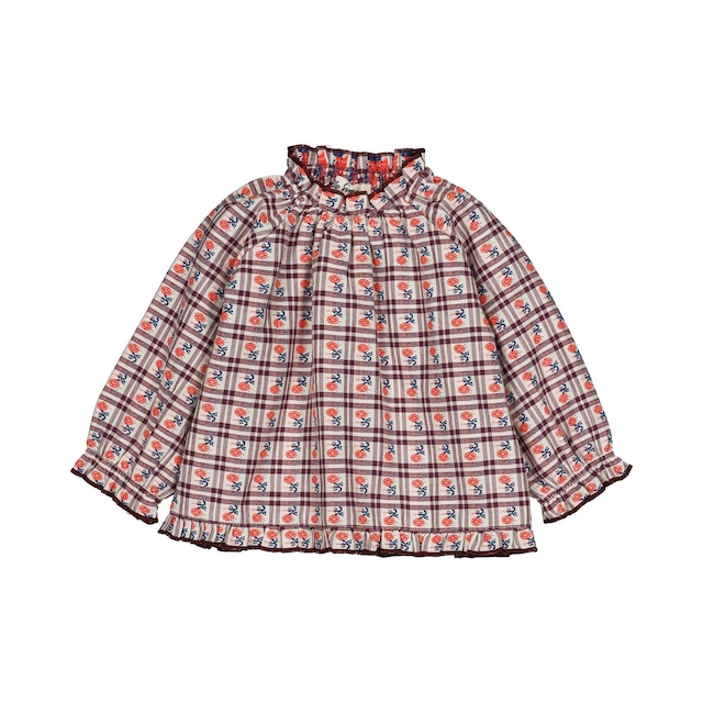《hello Simone 2026AW》Maline baby blouse / Camelia Check