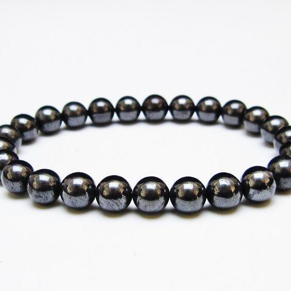 スギライト ブレスレット 8mm ブラックスギライト ブレス 一点物 [M便 1/10] 111-42912