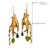 ハンドモチーフ フープ ピアス 90004