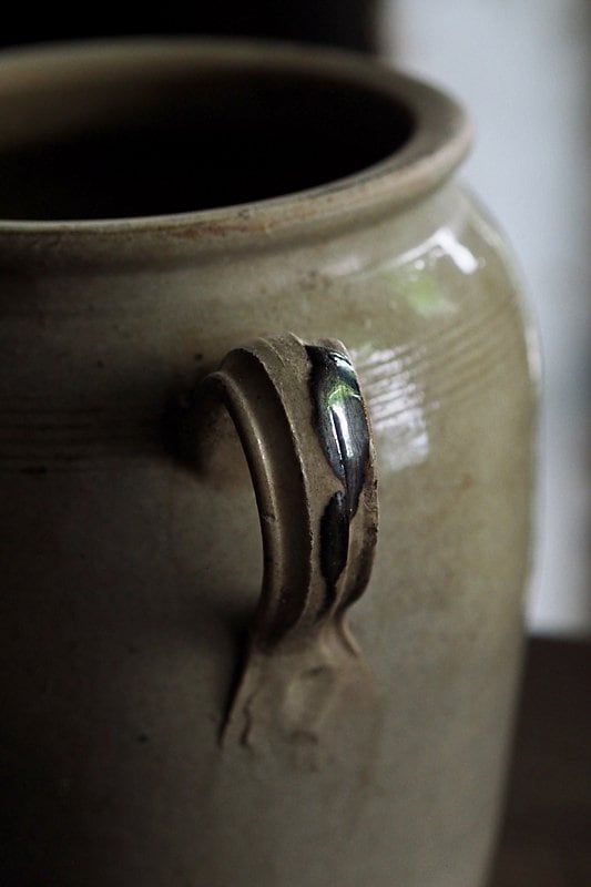 南仏のコンフィポット-antique french pottery pot | アンティーク