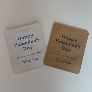 バレンタインデザイン ワンドリップコーヒー　水色