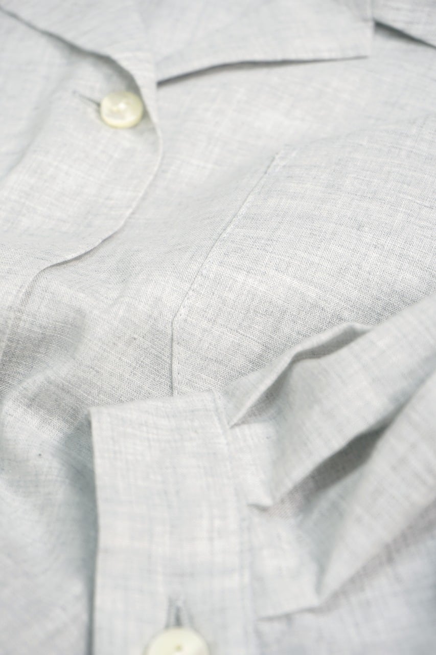 OG Co. Li. Chambray Open Collar Shirt