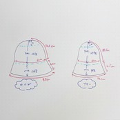 [Pattern] 細編みのウールバゲットハット〈ナロー〉