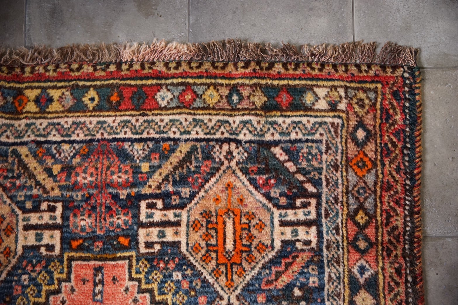 カシュガイ　シラーズ　ヴィンテージラグ　vintage rug ヴィンテージラグ シラーズカシュガイ 【公式通販】