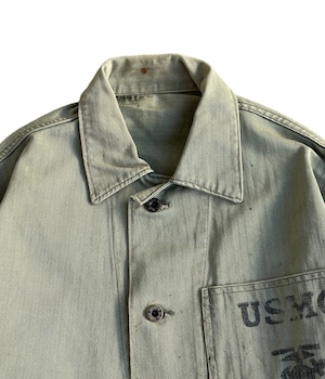 Vintage 40s HBT P-47 jacket -USMC-