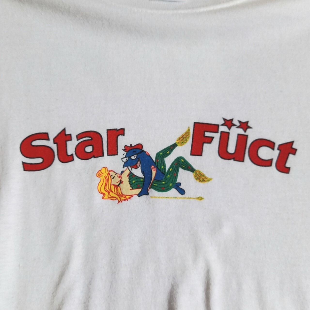 90s 多分 fuct fuct star Tシャツ Lサイズ エロTシャツ シングル 