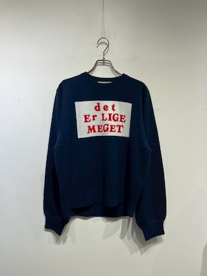 BLANC basque インターシャ プルオーバーニット