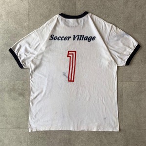 80s USA サッカー　リンガーt Tシャツ ビンテージ　アメカジ L  古着