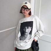 monoフォトスウェットPO/杢グレー