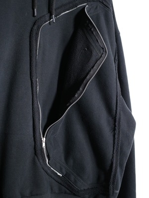 REMAKE / ”Carhartt” side-zip pocket hoodie