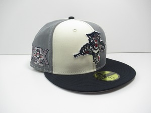 Exclusive NEW ERA 59fifty Florida Panthers　フロリダ・パンサーズ　Storm Gray・Chrome×Navy