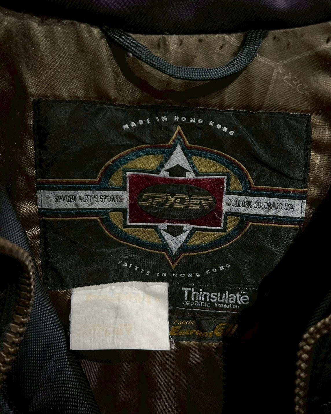 X VINTAGE】“SPYDER”80's 玉虫 Metallic Purple Ski Gear Jacket