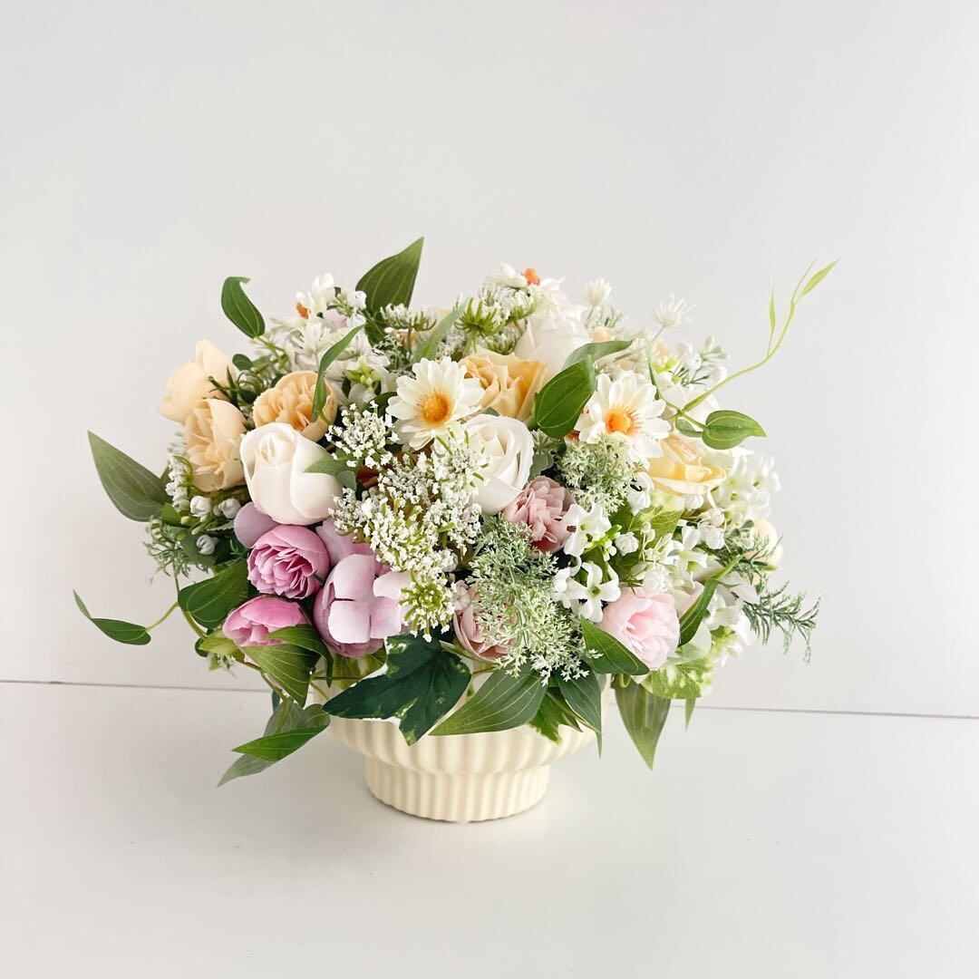 スプリングセレクト｜春待ちフラワーアレンジ ピンクローズの優しい春色フラワー スプリングセレクト｜春待ちフラワーアレンジ ピンクローズの優しい