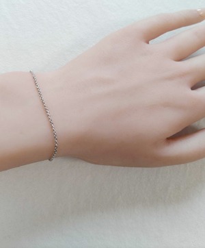 甲丸Sチェーンブレスレット 選べる2Collar  BC007