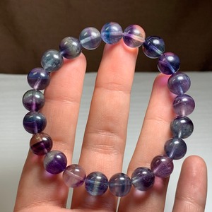 3.透明度高☆美グラデーションフローライト・ブレスレット